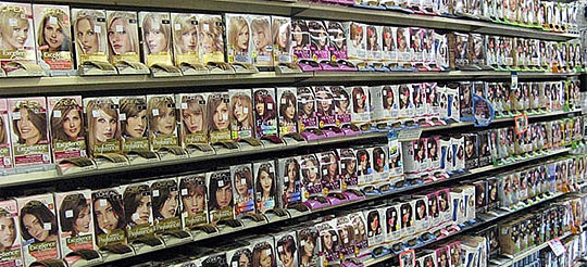 Hair Dye Aisle