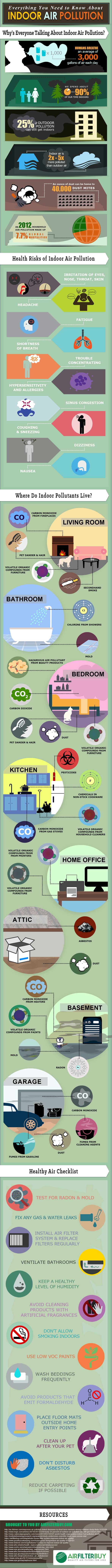 Indoor Air Pollution Infograph